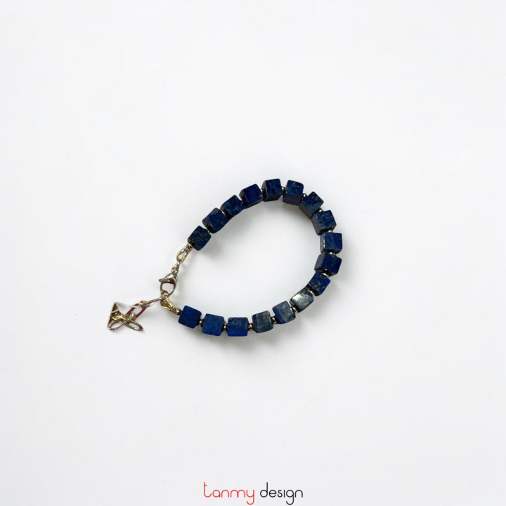 Cube Lazurite Bracelet